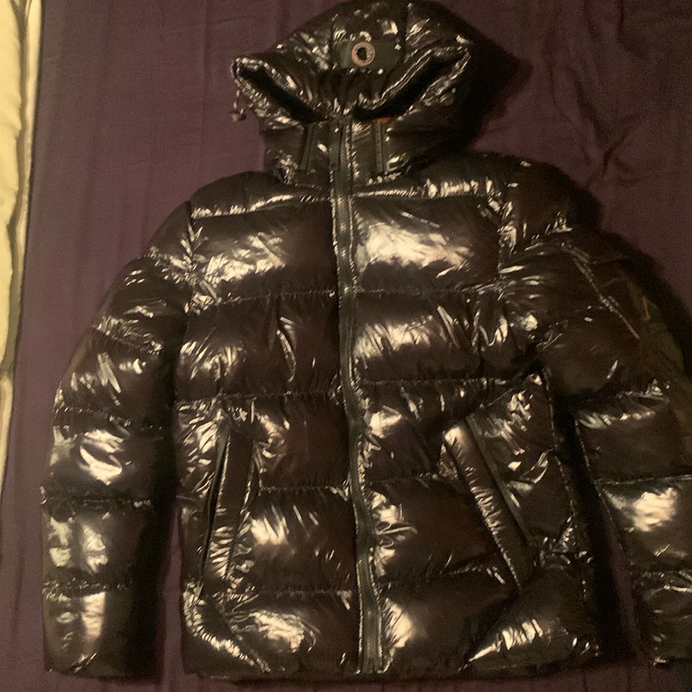 Point Zero Black Lennon Quilted Hooded Puffer Jacket -30°C Size  L 7758013